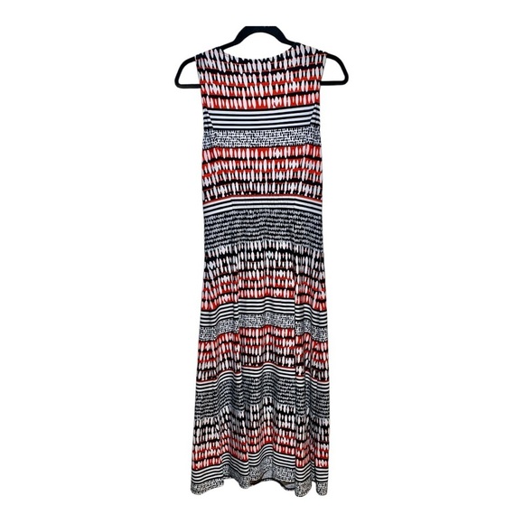 Perceptions Sleeveless Patterned Maxi Dress Size 10 - Picture 2 of 3